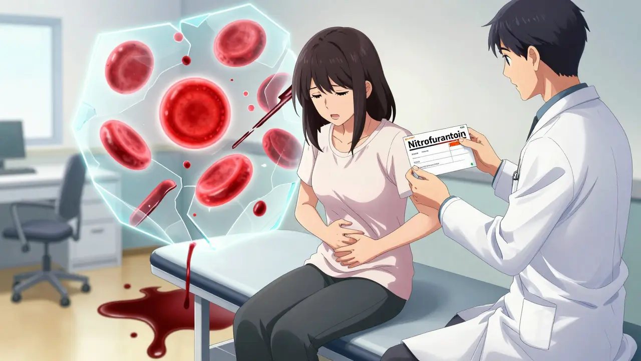 Nitrofurantoin and Hemolytic Anemia: What You Need to Know About G6PD Deficiency Risk