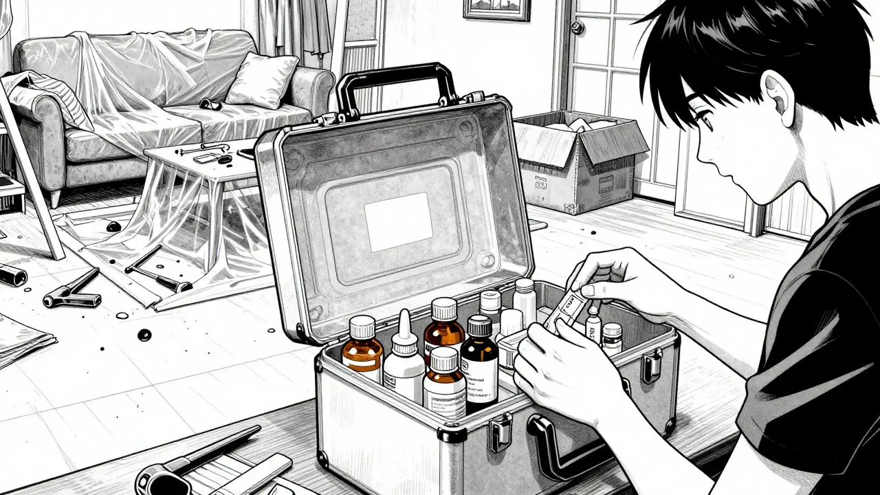 How to Secure Medications During Home Renovations or Moves