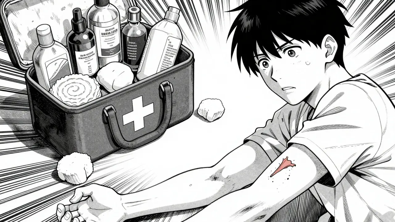 OTC First Aid Medications: A Guide to Antiseptics, Antibiotics, and Pain Relief